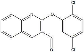 2-(2,5-dichlorophenoxy)quinoline-3-carbaldehyde 구조식 이미지