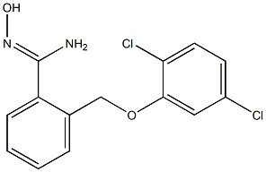 2-(2,5-dichlorophenoxymethyl)-N'-hydroxybenzene-1-carboximidamide Structure