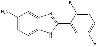 2-(2,5-difluorophenyl)-1H-benzimidazol-5-amine 구조식 이미지