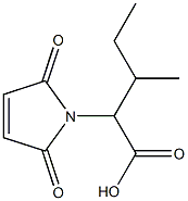 2-(2,5-dioxo-2,5-dihydro-1H-pyrrol-1-yl)-3-methylpentanoic acid Structure
