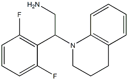 2-(2,6-difluorophenyl)-2-(1,2,3,4-tetrahydroquinolin-1-yl)ethan-1-amine 구조식 이미지