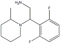 2-(2,6-difluorophenyl)-2-(2-methylpiperidin-1-yl)ethanamine Structure