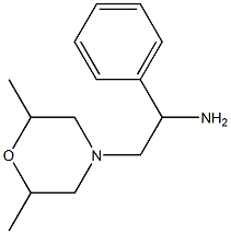 2-(2,6-dimethylmorpholin-4-yl)-1-phenylethanamine Structure