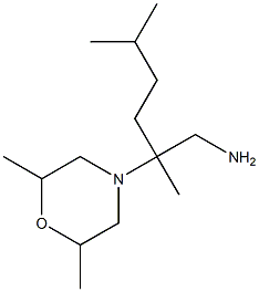 2-(2,6-dimethylmorpholin-4-yl)-2,5-dimethylhexan-1-amine Structure