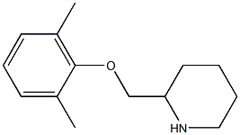 2-(2,6-dimethylphenoxymethyl)piperidine Structure