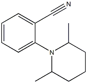 2-(2,6-dimethylpiperidin-1-yl)benzonitrile Structure