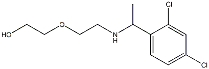 2-(2-{[1-(2,4-dichlorophenyl)ethyl]amino}ethoxy)ethan-1-ol 구조식 이미지