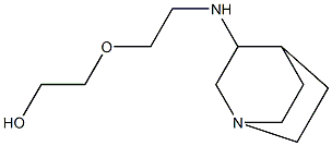 2-(2-{1-azabicyclo[2.2.2]octan-3-ylamino}ethoxy)ethan-1-ol 구조식 이미지