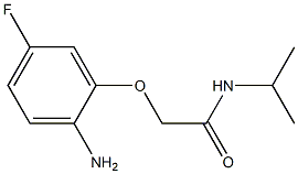 2-(2-amino-5-fluorophenoxy)-N-isopropylacetamide 구조식 이미지