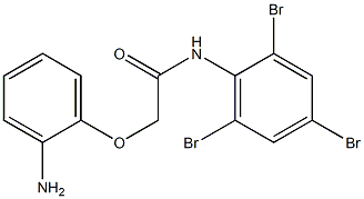 2-(2-aminophenoxy)-N-(2,4,6-tribromophenyl)acetamide 구조식 이미지