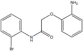 2-(2-aminophenoxy)-N-(2-bromophenyl)acetamide 구조식 이미지