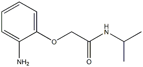 2-(2-aminophenoxy)-N-isopropylacetamide Structure