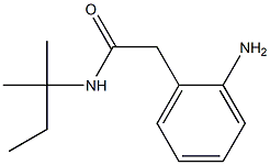 2-(2-aminophenyl)-N-(1,1-dimethylpropyl)acetamide 구조식 이미지