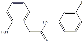2-(2-aminophenyl)-N-(3-iodophenyl)acetamide 구조식 이미지