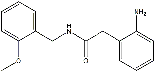 2-(2-aminophenyl)-N-[(2-methoxyphenyl)methyl]acetamide 구조식 이미지