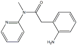 2-(2-aminophenyl)-N-methyl-N-(pyridin-2-yl)acetamide 구조식 이미지