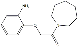 2-(2-azepan-1-yl-2-oxoethoxy)aniline 구조식 이미지