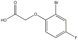 2-(2-bromo-4-fluorophenoxy)acetic acid Structure