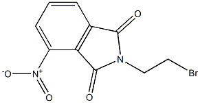 2-(2-bromoethyl)-4-nitro-1H-isoindole-1,3(2H)-dione 구조식 이미지