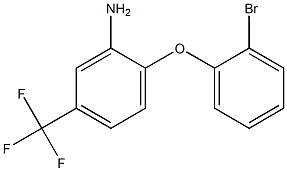 2-(2-bromophenoxy)-5-(trifluoromethyl)aniline 구조식 이미지