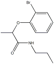 2-(2-bromophenoxy)-N-propylpropanamide Structure
