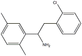 2-(2-chlorophenyl)-1-(2,5-dimethylphenyl)ethan-1-amine Structure