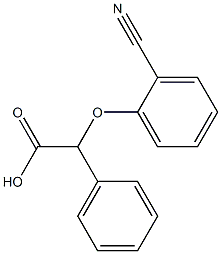 2-(2-cyanophenoxy)-2-phenylacetic acid Structure