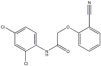 2-(2-cyanophenoxy)-N-(2,4-dichlorophenyl)acetamide Structure