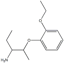 2-(2-ethoxyphenoxy)-1-ethylpropylamine Structure