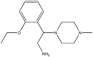 2-(2-ethoxyphenyl)-2-(4-methylpiperazin-1-yl)ethanamine 구조식 이미지