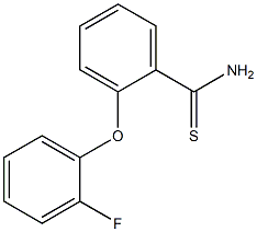2-(2-fluorophenoxy)benzene-1-carbothioamide Structure