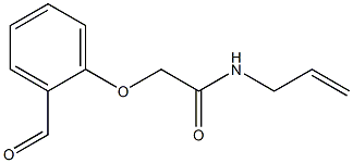 2-(2-formylphenoxy)-N-(prop-2-en-1-yl)acetamide 구조식 이미지