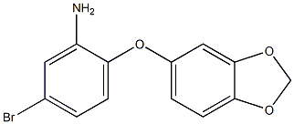 2-(2H-1,3-benzodioxol-5-yloxy)-5-bromoaniline 구조식 이미지