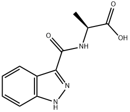 2-(2H-indazol-3-ylformamido)propanoic acid 구조식 이미지