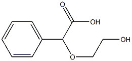 2-(2-hydroxyethoxy)-2-phenylacetic acid 구조식 이미지