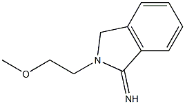 2-(2-methoxyethyl)-2,3-dihydro-1H-isoindol-1-imine 구조식 이미지