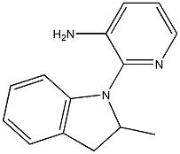 2-(2-methyl-2,3-dihydro-1H-indol-1-yl)pyridin-3-amine Structure