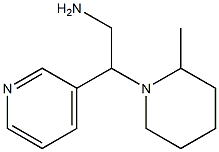 2-(2-methylpiperidin-1-yl)-2-pyridin-3-ylethanamine Structure