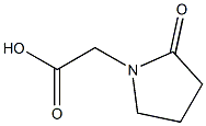 2-(2-oxopyrrolidin-1-yl)acetic acid 구조식 이미지