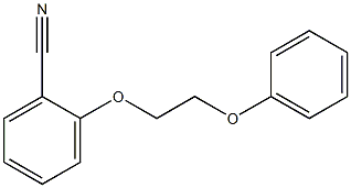 2-(2-phenoxyethoxy)benzonitrile Structure