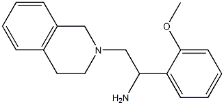 2-(3,4-dihydroisoquinolin-2(1H)-yl)-1-(2-methoxyphenyl)ethanamine Structure