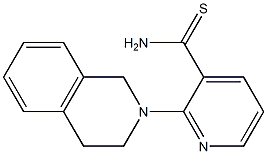 2-(3,4-dihydroisoquinolin-2(1H)-yl)pyridine-3-carbothioamide 구조식 이미지