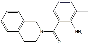 2-(3,4-dihydroisoquinolin-2(1H)-ylcarbonyl)-6-methylaniline Structure
