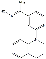 2-(3,4-dihydroquinolin-1(2H)-yl)-N'-hydroxypyridine-4-carboximidamide Structure