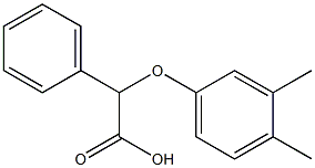 2-(3,4-dimethylphenoxy)-2-phenylacetic acid Structure