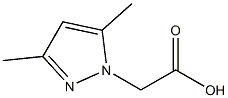 2-(3,5-dimethyl-1H-pyrazol-1-yl)acetic acid Structure