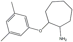 2-(3,5-dimethylphenoxy)cycloheptan-1-amine Structure