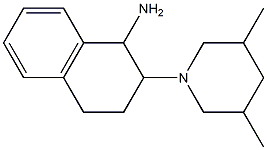 2-(3,5-dimethylpiperidin-1-yl)-1,2,3,4-tetrahydronaphthalen-1-amine Structure