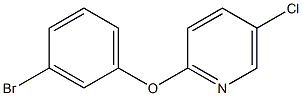 2-(3-bromophenoxy)-5-chloropyridine Structure