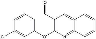 2-(3-chlorophenoxy)quinoline-3-carbaldehyde Structure